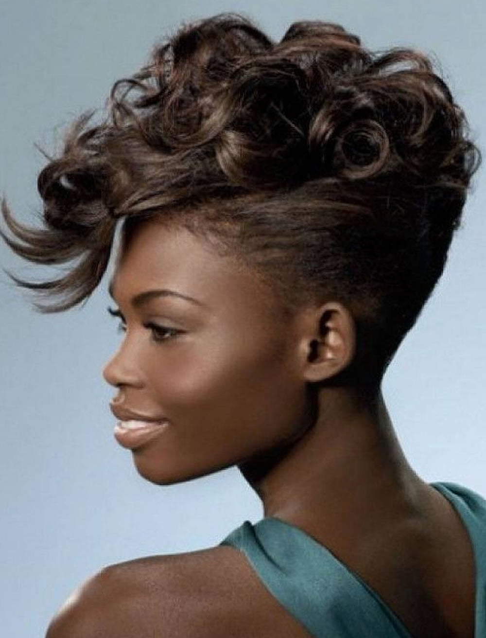 Mohawk black women hairstyles for summer 2018-2019