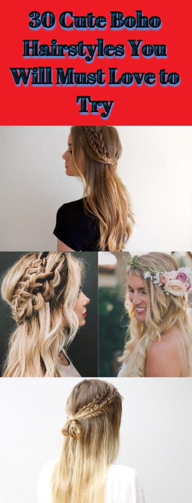 Cute Boho Hairstyles