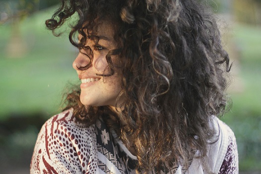 Woman Smiling Carefree