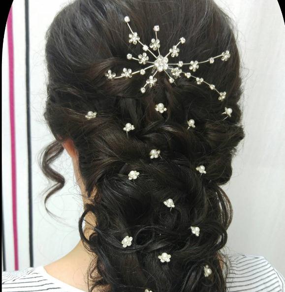 Updo hairstyles and haircuts beaded