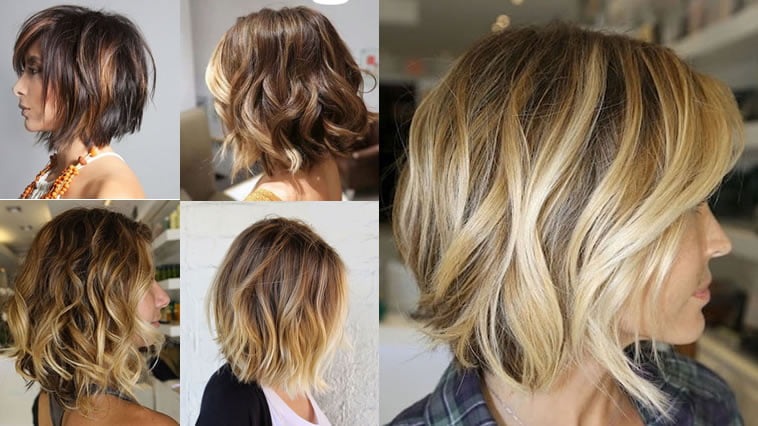 2018 Balayage Ombre Bob Haircuts and Hairstyles