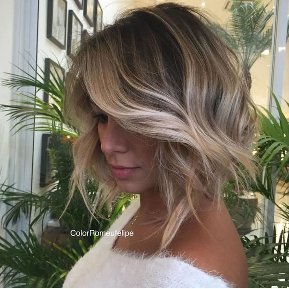 2018 Balayage Ombre Bob Haircuts and Hairstyles