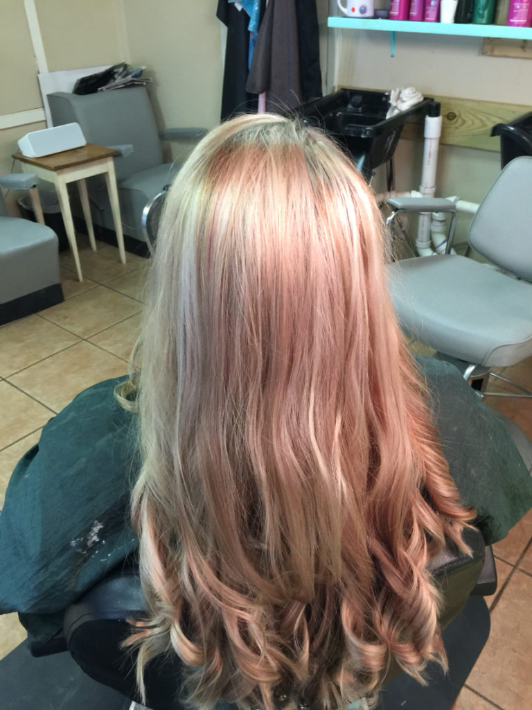 Rose Gold Hair Color