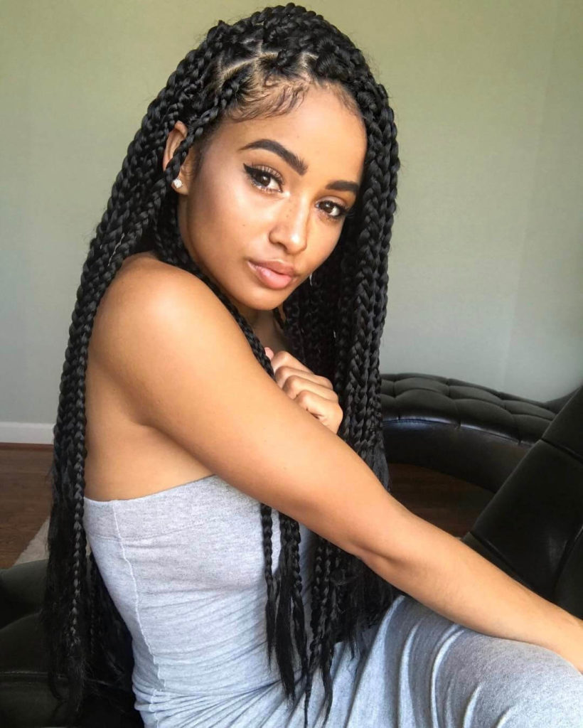 Latina Box Braids