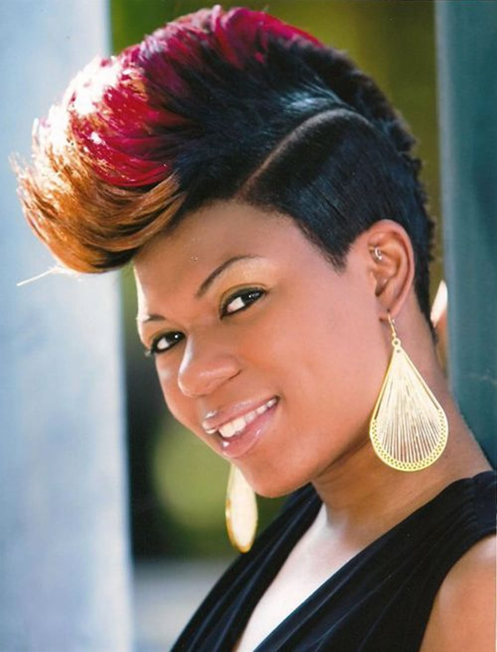 Mohawk black women hairstyles for summer 2018-2019