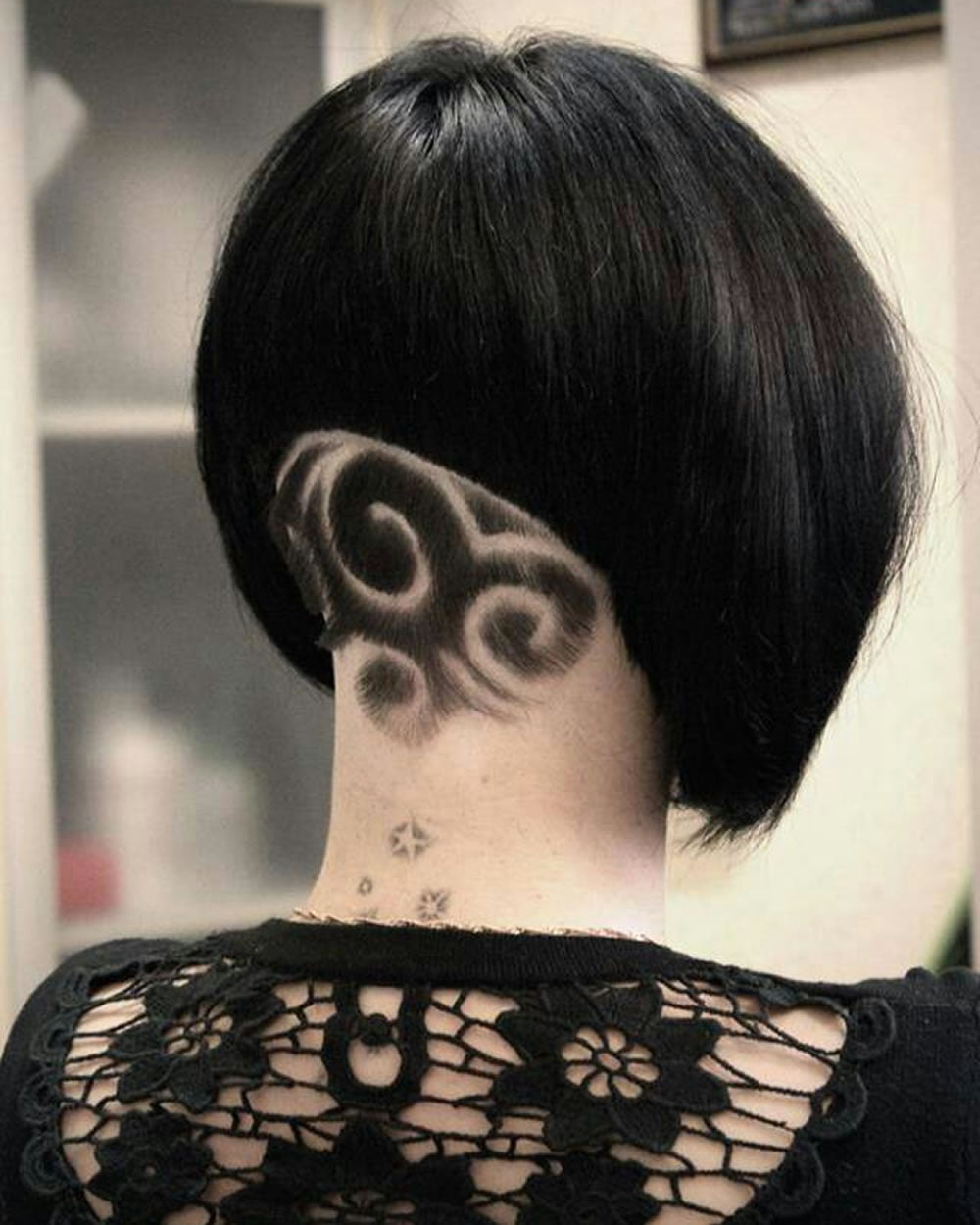 Nape Shaving Bob Haircuts