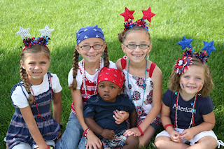 Familt 4th of July - McKnight Children