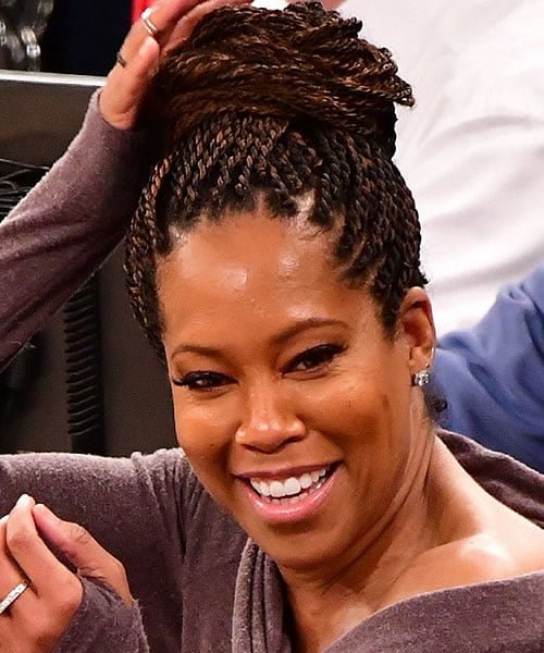 Regina King's box braids Hairstyles 2019-2020