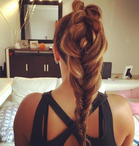 Long braided Updo hairstyles