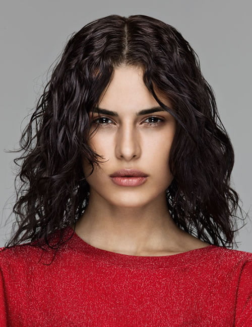 long bob style black hair color 2019-2020