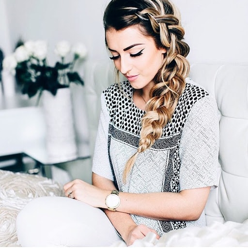 Elsa Inspired Braids