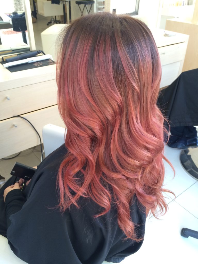 Rose Gold Hair Color