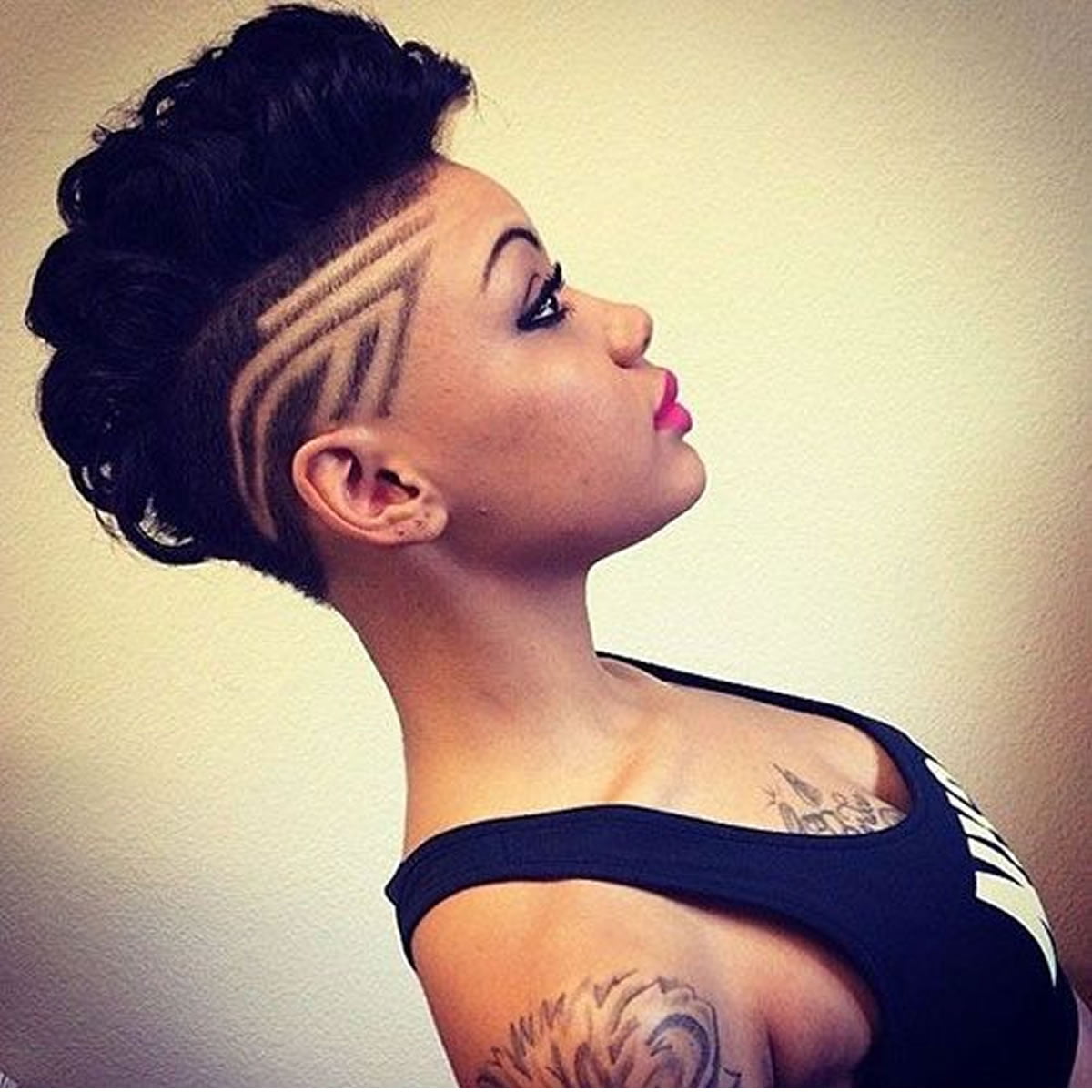 Mohawk black women hairstyles for summer 2018-2019