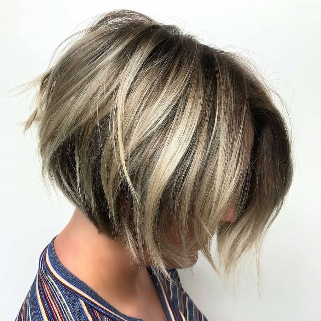 Layered bob hairstyles 2021-2022