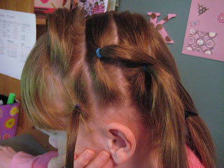 Rows of Three | Cute Hairstyles - Step 3