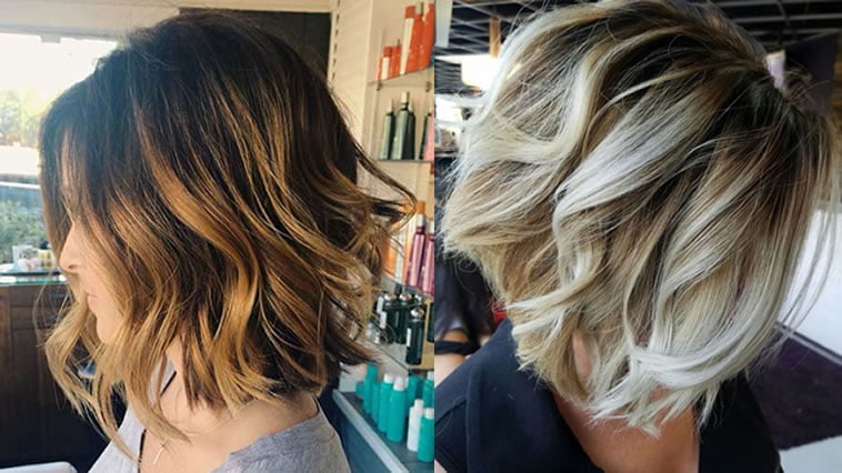 Balayage Short Bob Hairstyles for 2018 & Bob Haircuts & Balayage Bob Hair Ideas