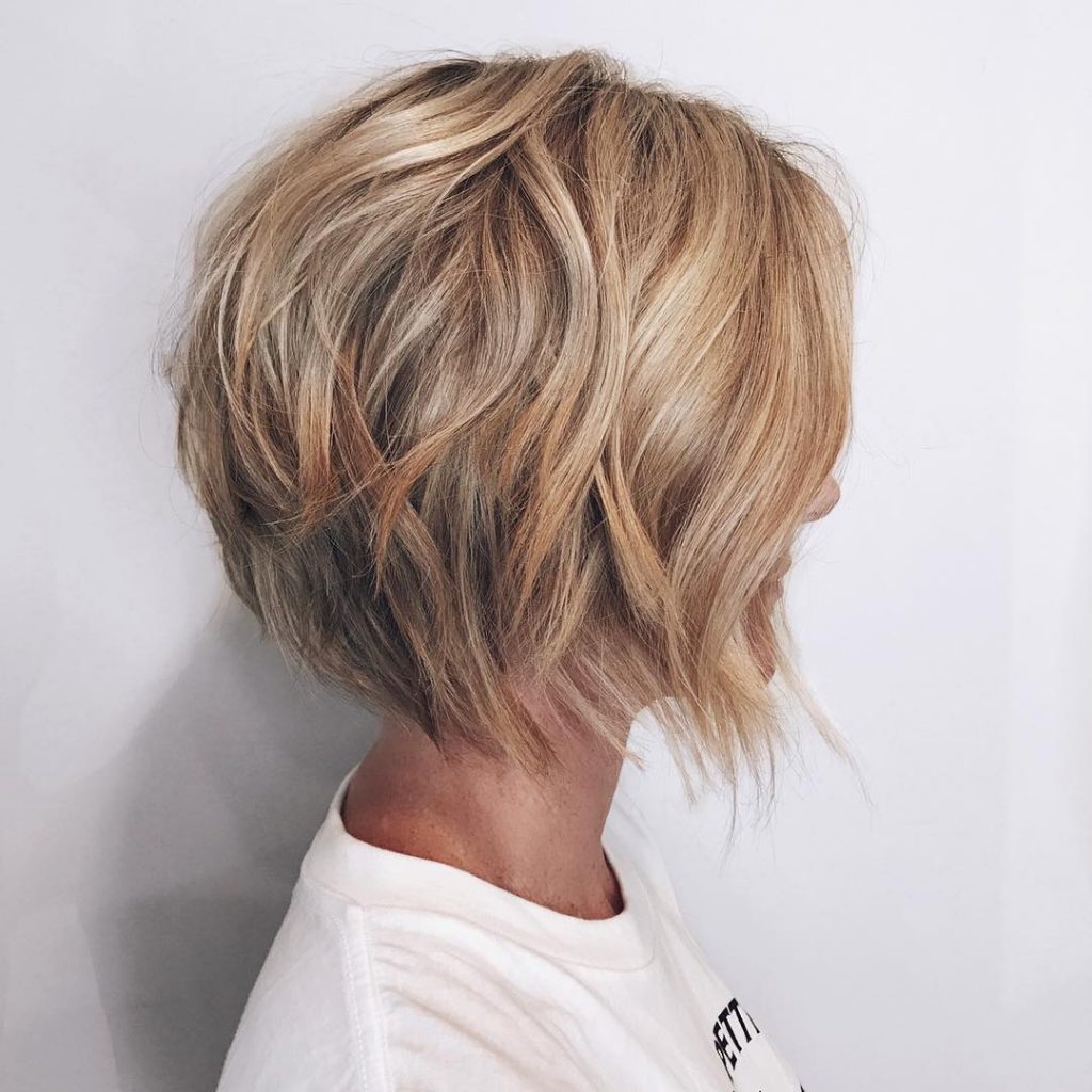 Layered bob hairstyles 2021-2022