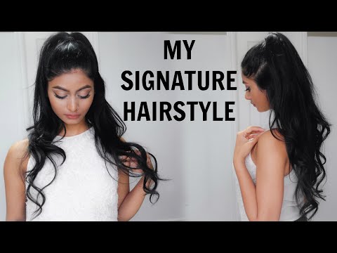 Half Up Half Down Hair | My Signature Hairstyle | Lavish Krish