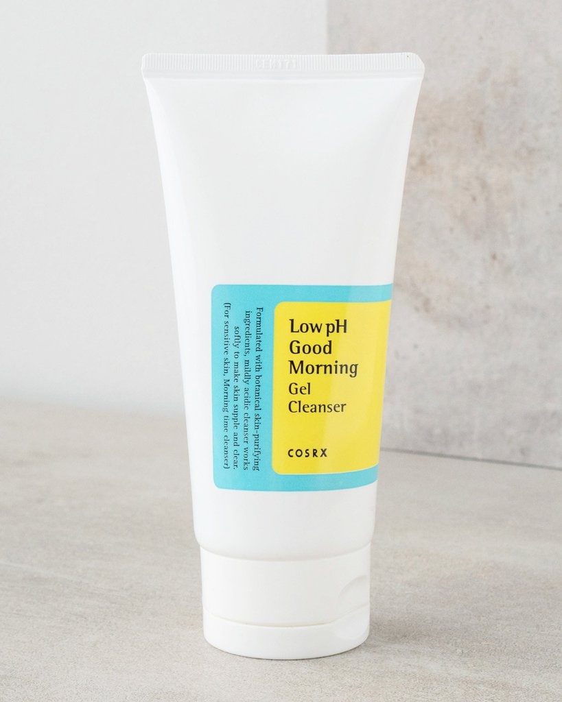 Bottle of gel cleanser