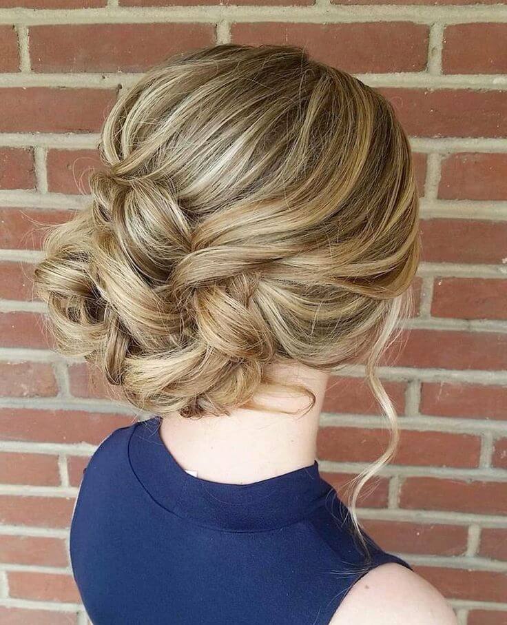 Messy Braided Updo