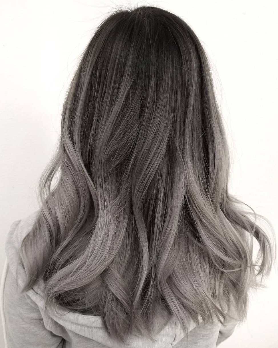 Silver Grey Hair - Hair Colors For Spring