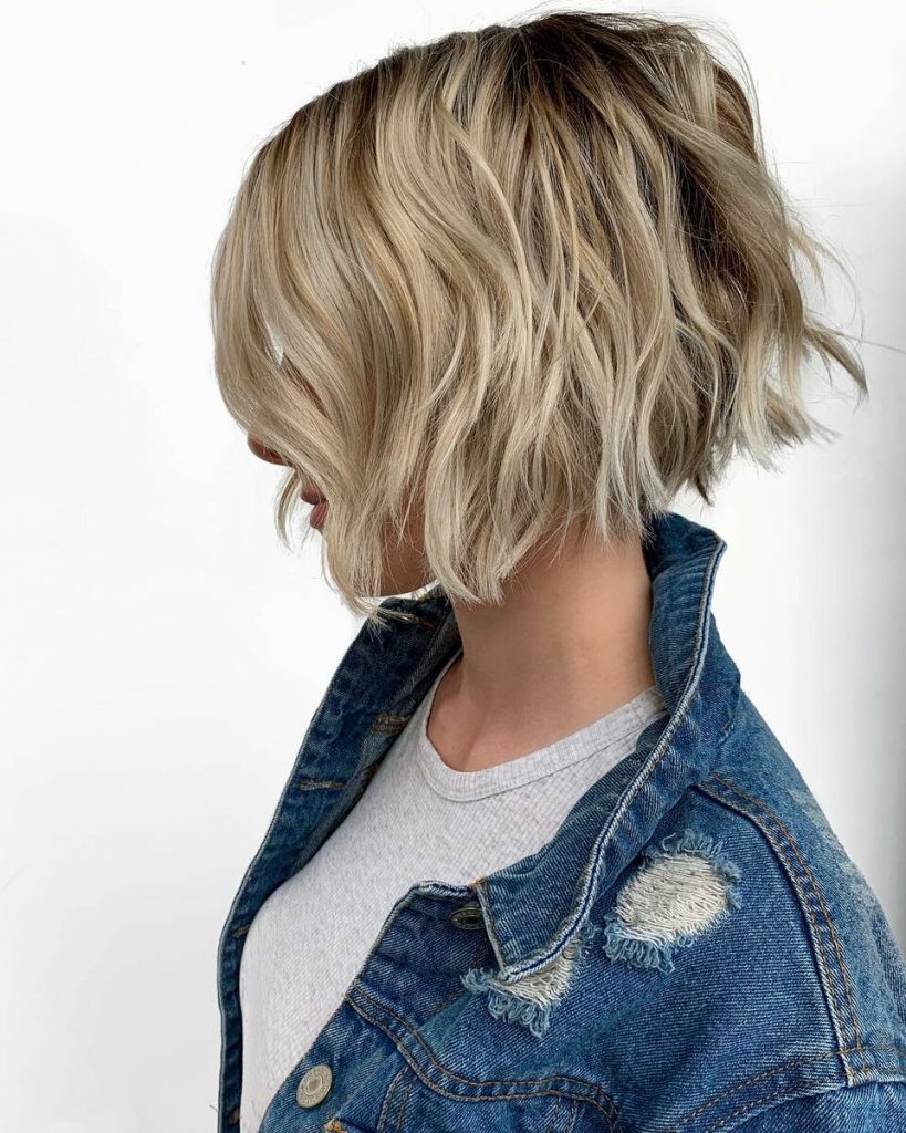 Layered bob hairstyles 2021-2022