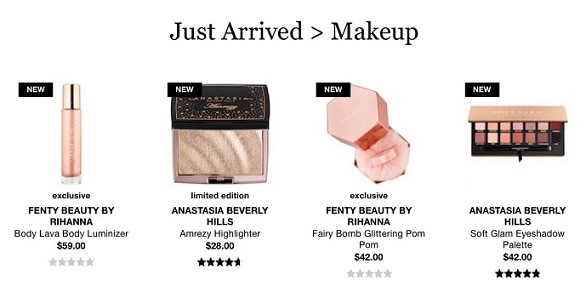 Sephora New Arrivals