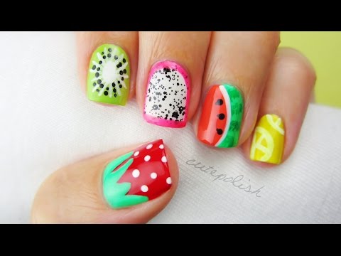 5 Summer Fruit Nail Art Designs!