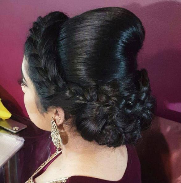 Updo hairstyles and haircuts with braided