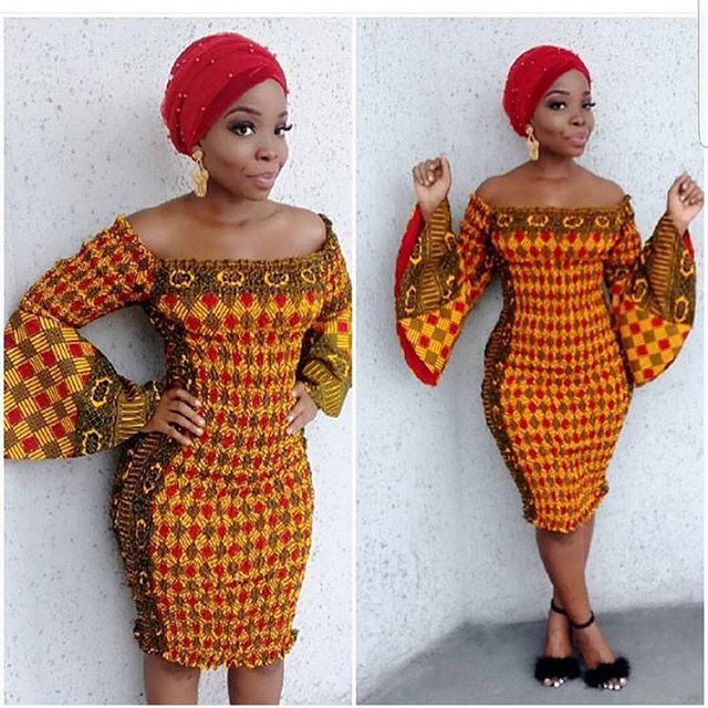 Ankara Short Gown Styles 