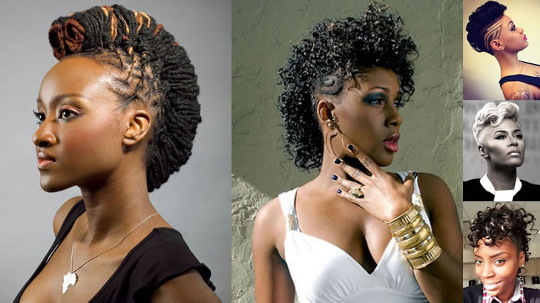 Mohawk black women hairstyles for summer 2018-2019