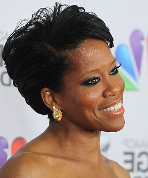 Chic short hairstyle for black women