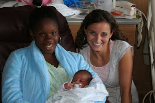 An infant baby boy with two mothers who love him