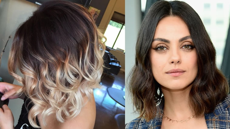 Wavy long bob style 2019