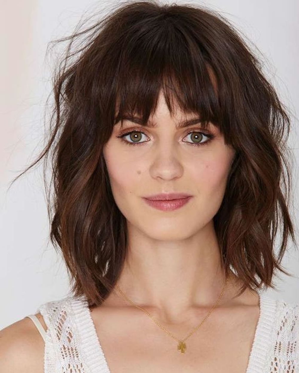 Layered long bob