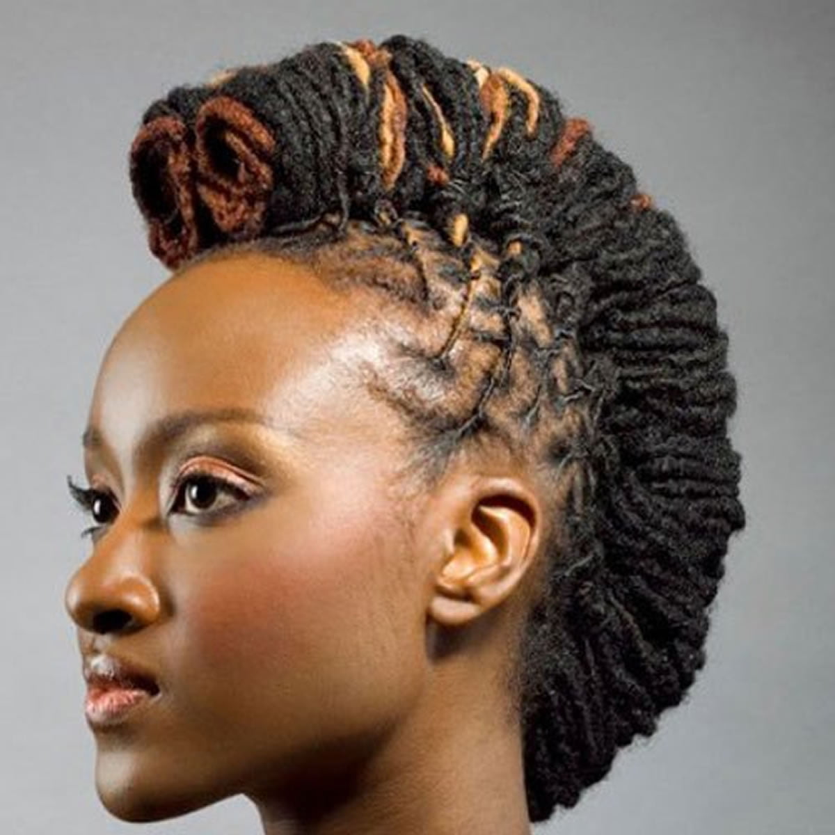 Mohawk black women hairstyles for summer 2018-2019