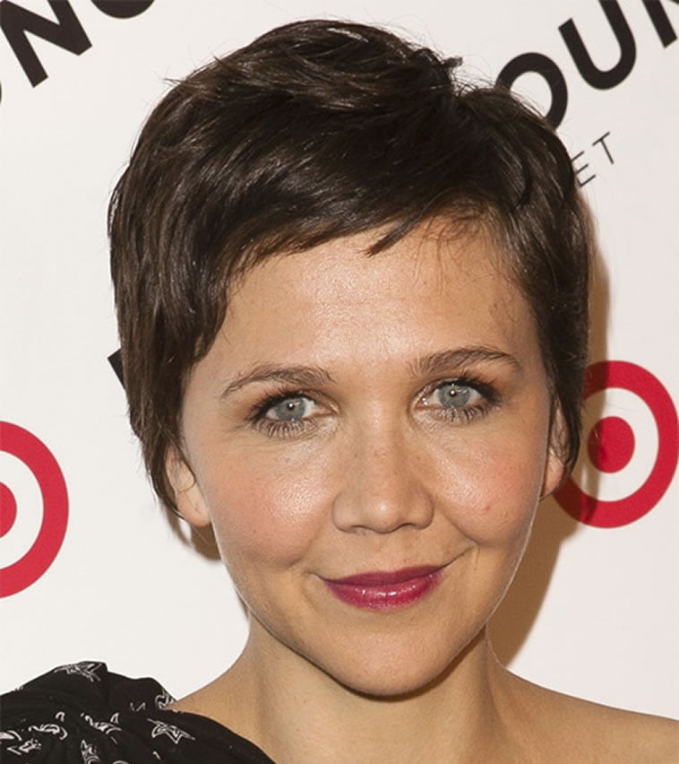 Maggie Gyllenhaal pixie hairstyles 2019