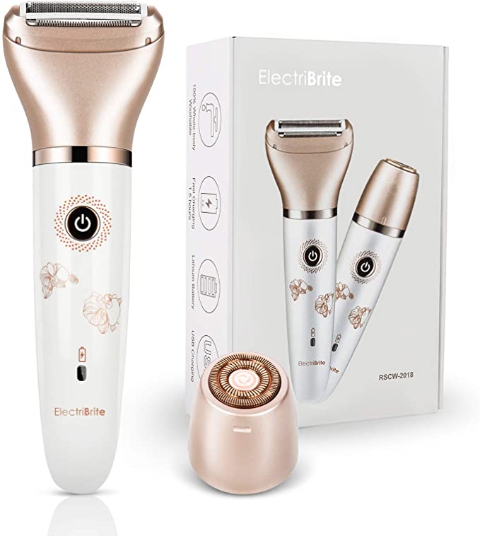 ElectriBrite's 2-in-1 Electric Razor for Women