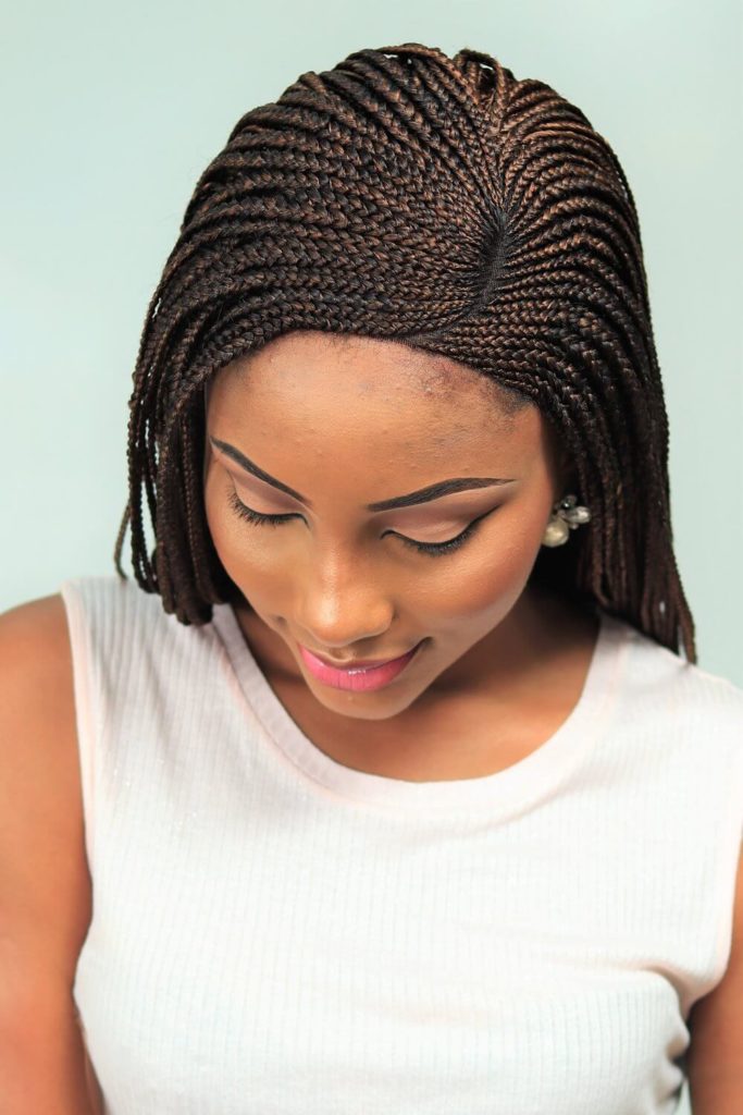 Cornrow Tiwa Side Part Braid