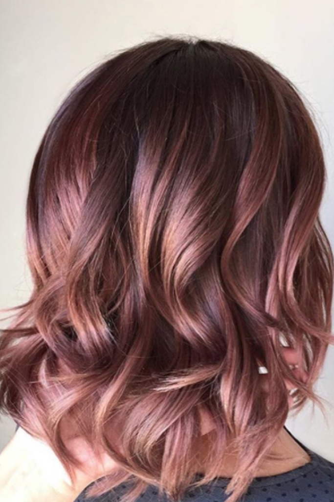 Chocolate Mauve - Hair Colors For Spring