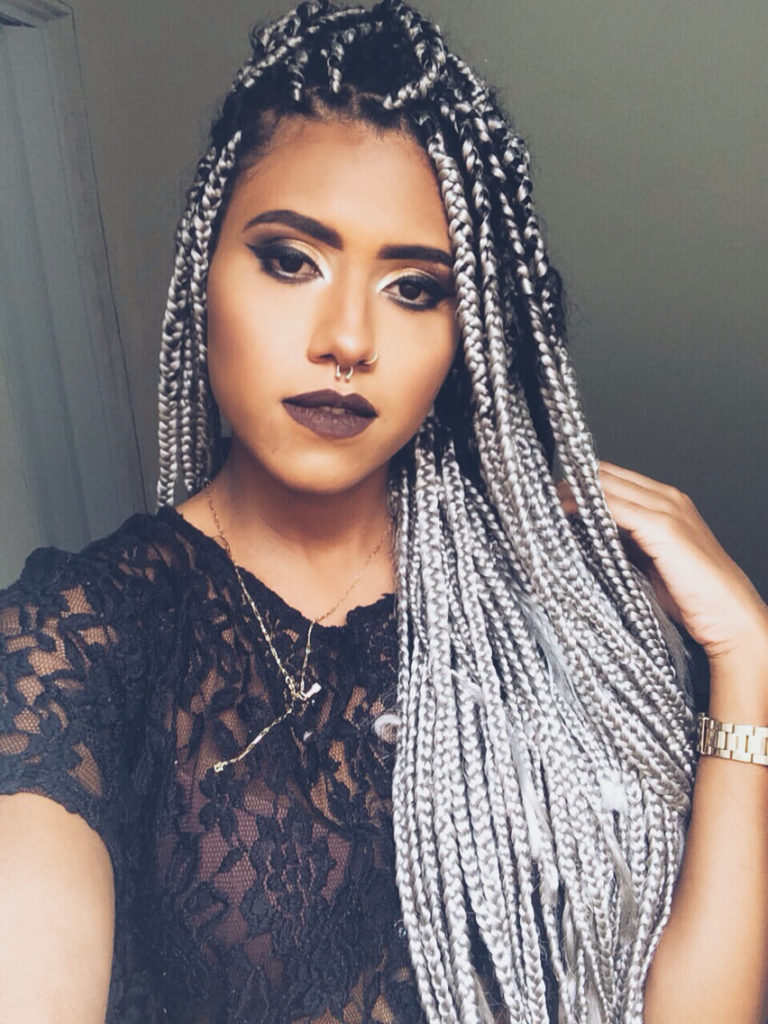 Silver Box Braids