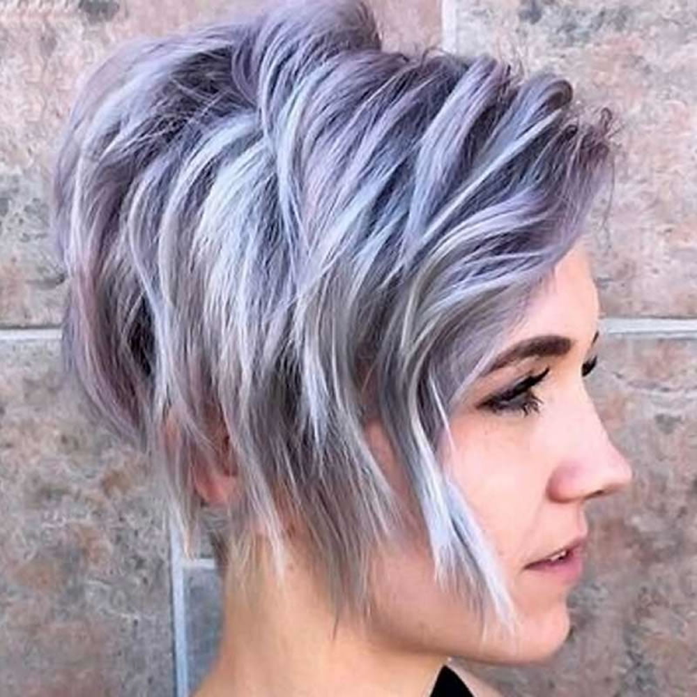 Balayage Asymmetrical Curly Bob Hairstyles -Short Bob Haircuts & Hair Color Ideas 2018