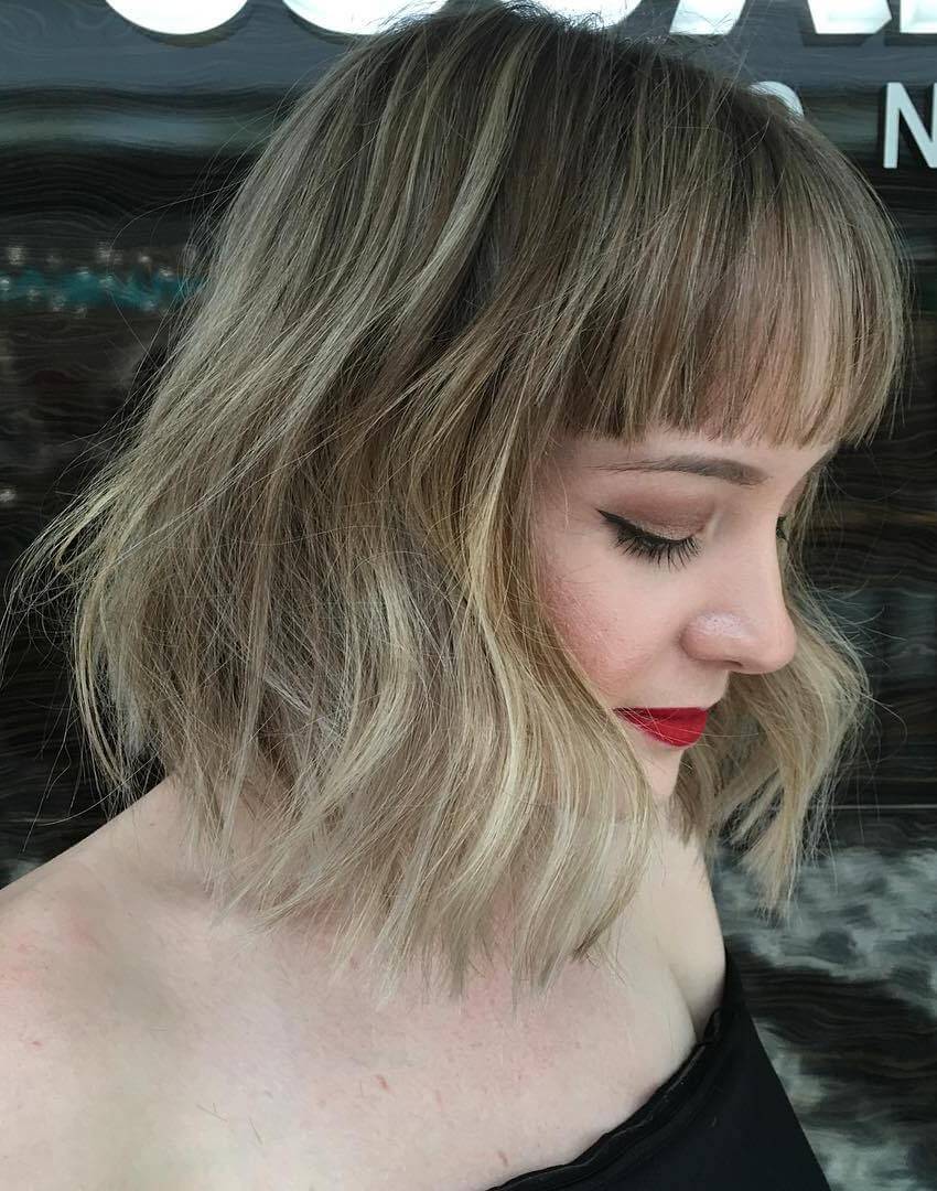 Bob Haircuts with Fringe