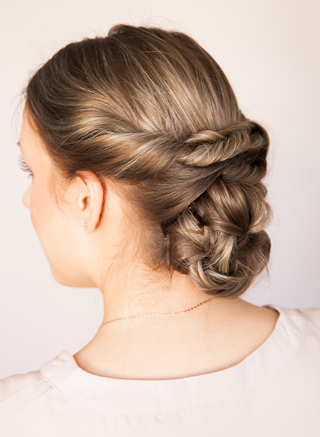 Chic Braid Updo