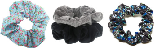 heatless curls scrunchies