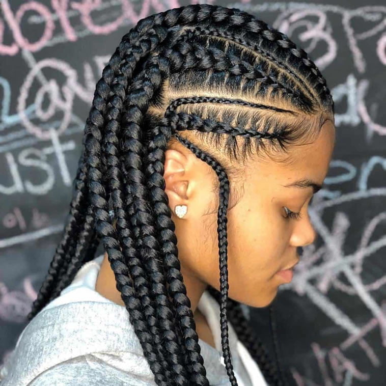 Braids hairstyles for black women 2019-2020