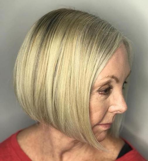 Short Bob Haircuts for Women Over 60 in 2021-2022