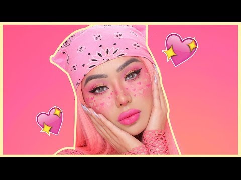 ♡ VALENTINES DAY HEART FRECKLES MAKEUP TUTORIAL ♡