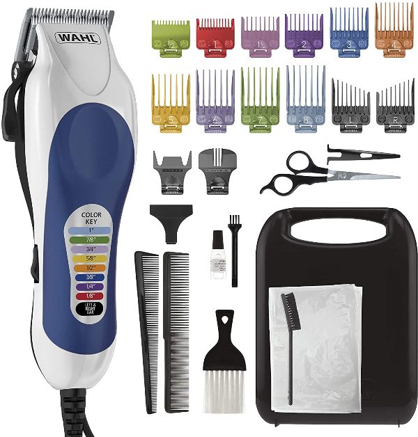 Wahl Corded Clipper Color Pro Complete Hair Cutting Kit