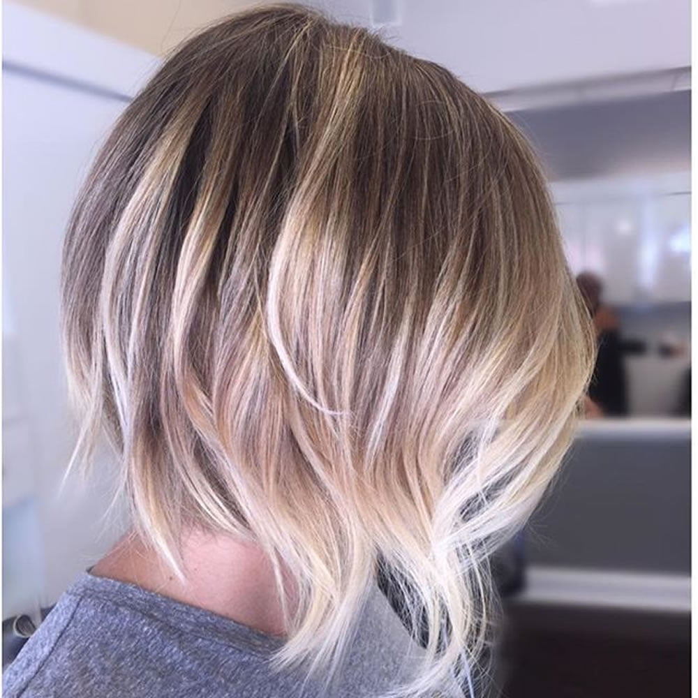 2018 Balayage Ombre Bob Haircuts and Hairstyles